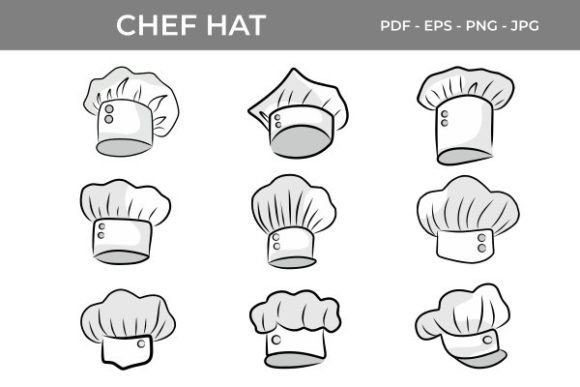A Chef’s Hat Vector Illustration