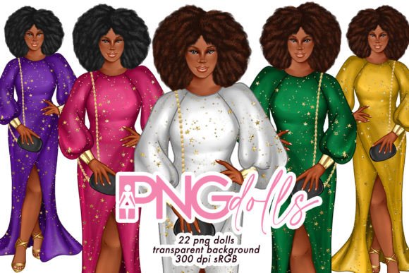 Afro Party Girls Planner Dolls: A Creative Resource for Modern Creators