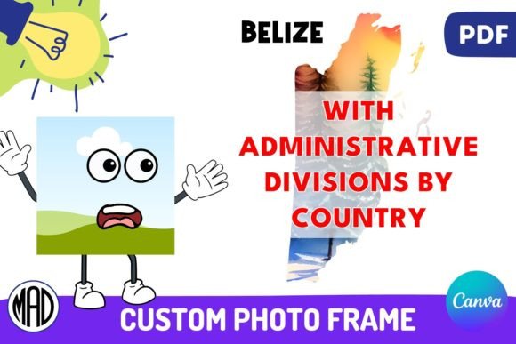Belize Divisions Canva Photo Frame