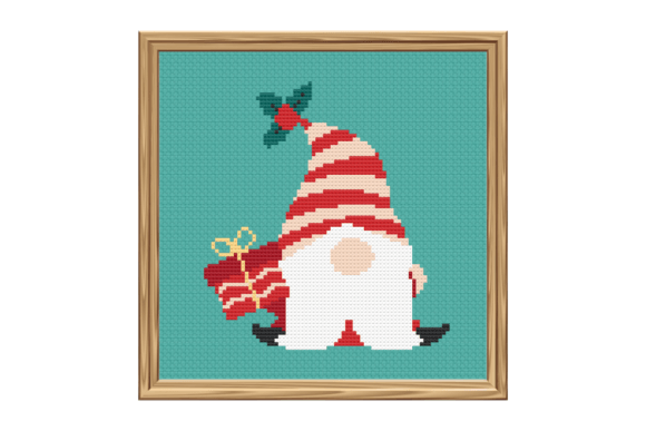 Christmas Gnome Cross Stitch Pattern