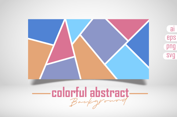 Colorful Abstract Shapes Background: A Versatile Design for Creative Projects