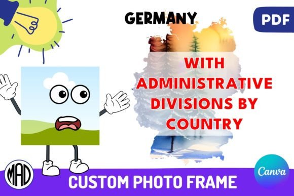 Germany Divisions Canva Photo Frame: A Creative Tool for Custom Design and Education