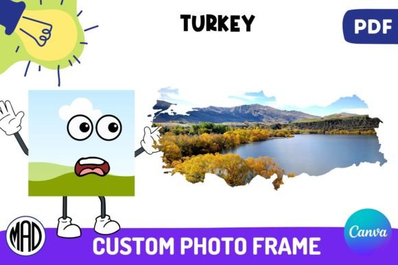 Revolutionizing Digital Design: The Turkey Map Canva Photo Frame in PDF