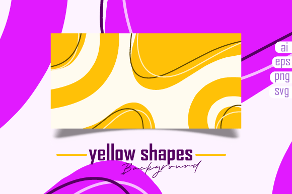 Simple Yellow Shapes Background