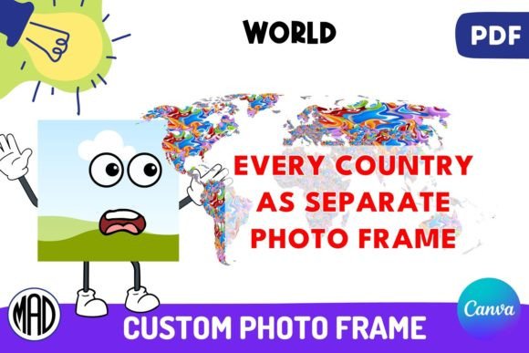 World Divisions Canva Frame