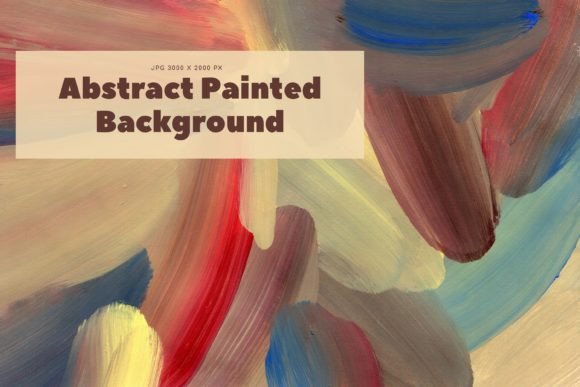 Yellow Brown Acrylic Painting Texture